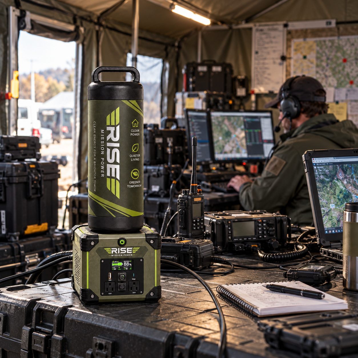 Rise Mission Power field command post