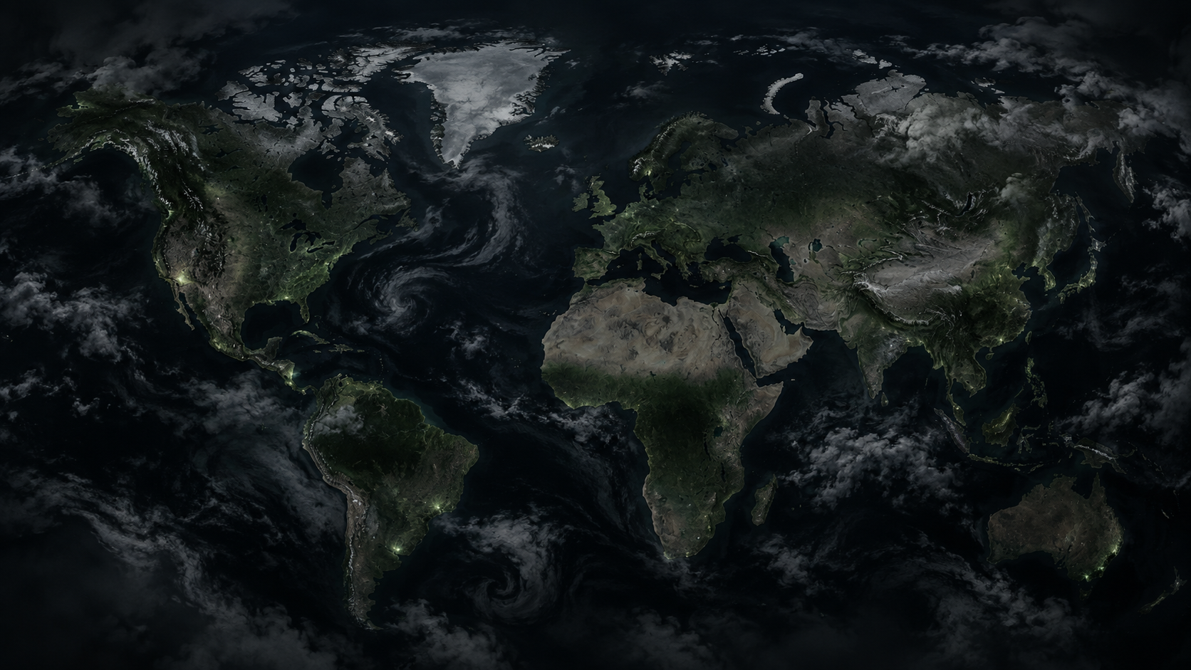 World map of Rise Mission Power deployment regions